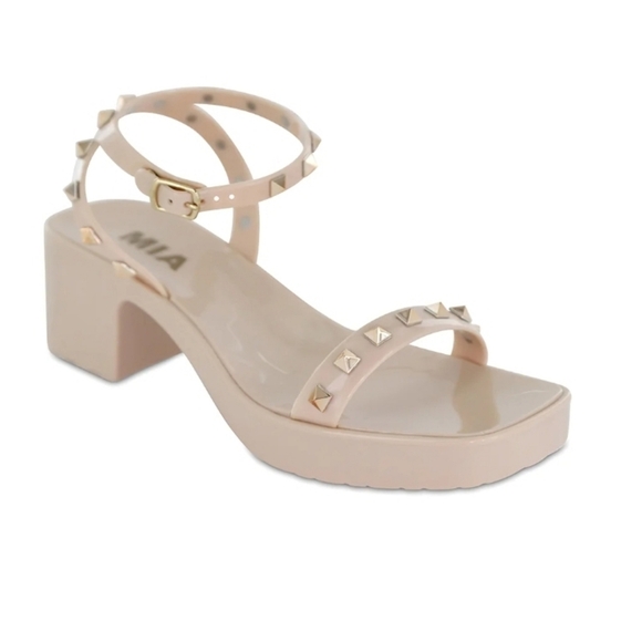 Mia Indi Platform Jelly Sandals SZ 9 - Picture 1 of 7